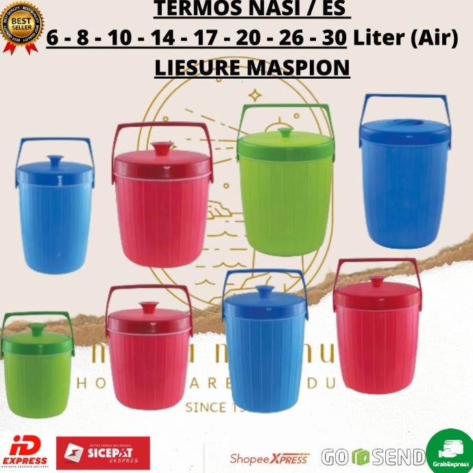 NEW TERMOS NASI DAN ES 6-8-10-14-17-20-26-30 LITER MASPION / THERMOS - 30L MASPION --Termurah--