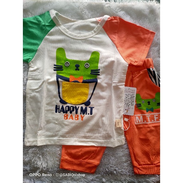 SETELAN BAJU ANAK KUCING/SET BAJU ANAK