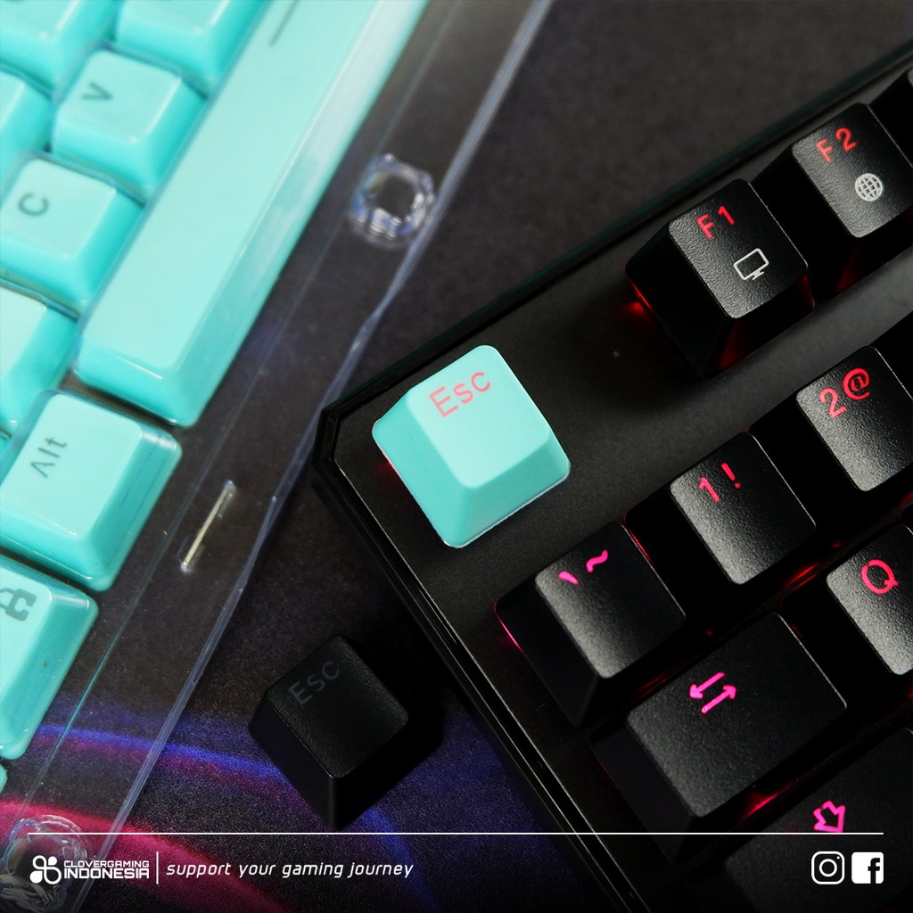 Keycaps CLV PBT Color Standart Double Shot - 106 Key Set Custom Color