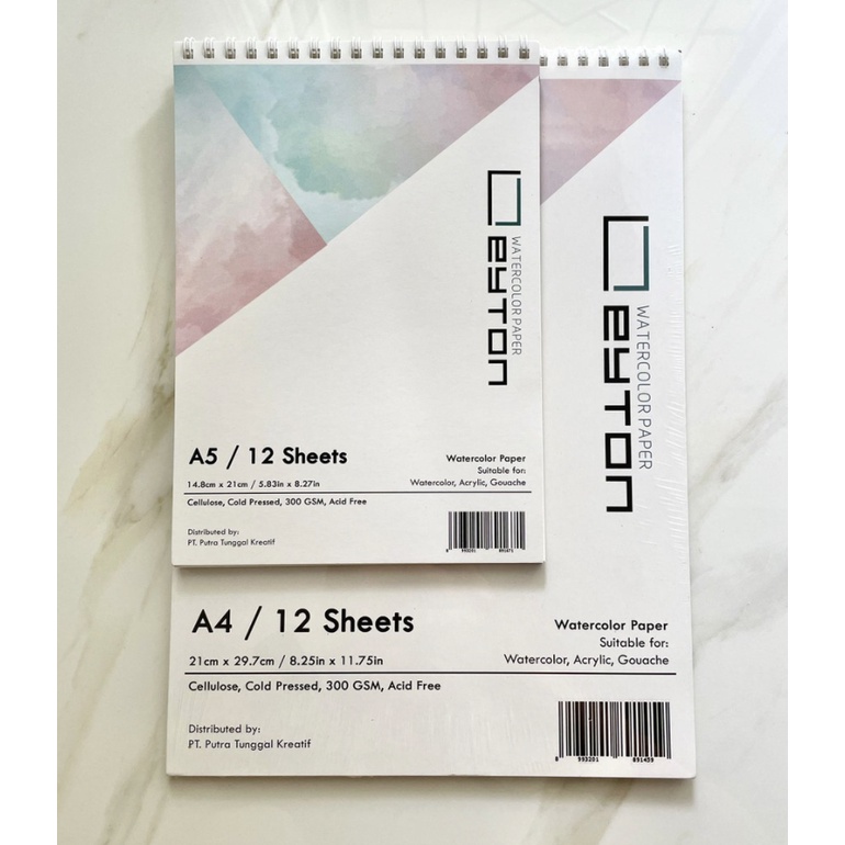 

Leyton Spiral Book A5 - 300gsm 12 sheets