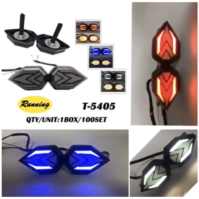 Sein Sen tempel lampu sen tempel oval running model panah universal R15/cb150r/gsx/ninja 250/ motor fairing lain nya pnp - charmoto