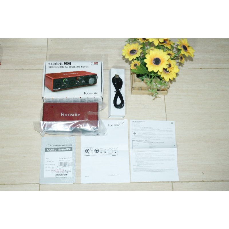Focusrite Scarlett 2i2 gen 3 garansi