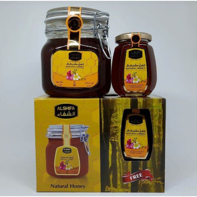

MADU AL SHIFA 1KG FREE 250GR NATURAL HONEY DENPASAR BALI