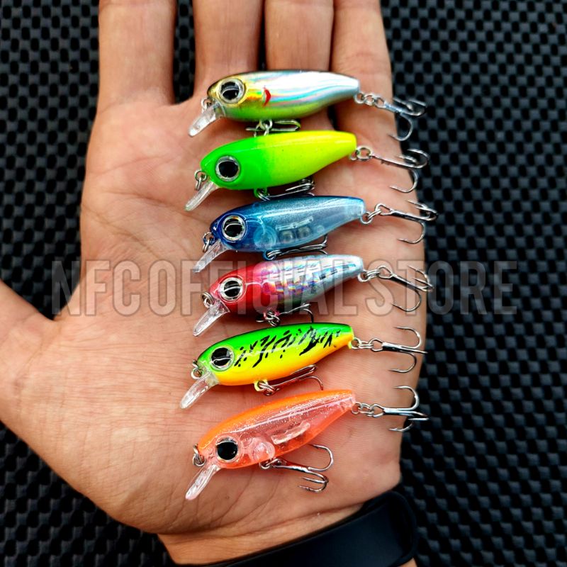 Mini lure minnow Slow Sinking 4,5 cm 3,5 gram MICRO Best killer action