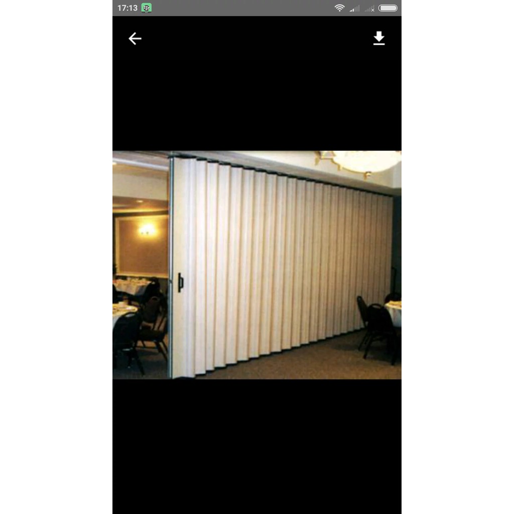 Folding Door Upvc Penyekat Ruangan