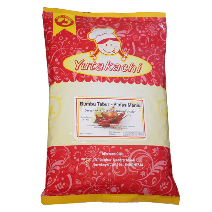 Bumbu Tabur Pedas Manis 1Kg / Premium Bubuk Tabur Bumbu Keripik Kentang Lidi Ayam Makaroni Jamur Tahu Penyedap Rasa 1 kg Pusat Bumbu