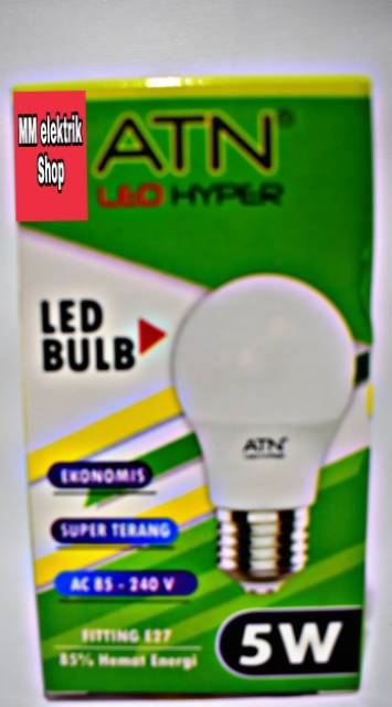 ATN Lampu Led Eco Hyper 5Watt 7W 9W 12W 18 Watt Best Seller  ATN