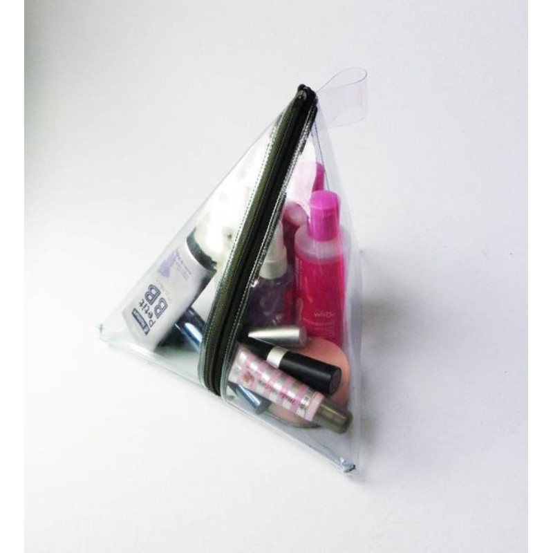 pouch kosmetik transparan tas transparan