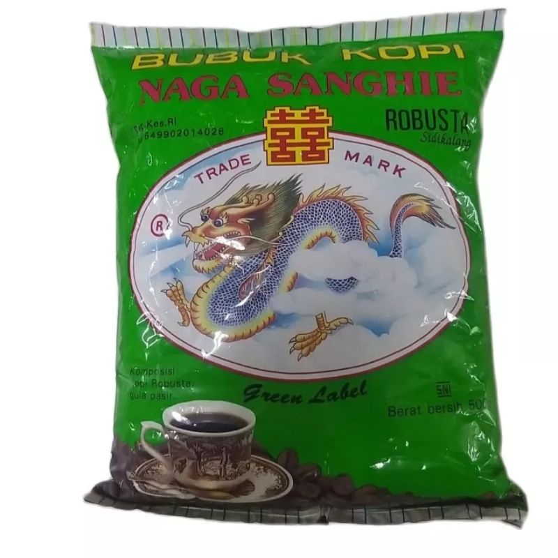 

Kopi Naga Sanghie Green Label - Robusta Sidikalang 500gram