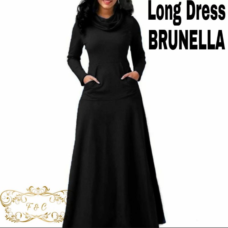 LONG DRESS BRUNELLA, BABYTERRY, MAXY, DRESS