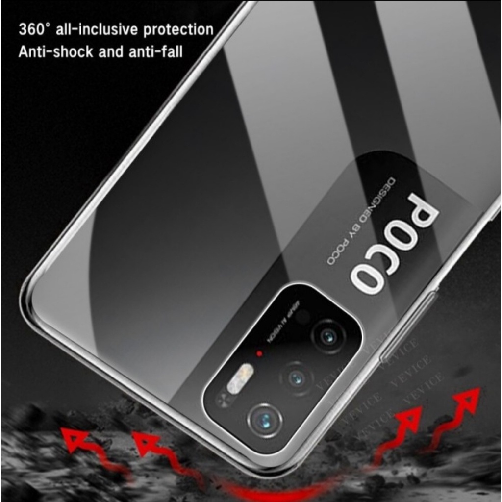 Clear Case XIAOMI REDMI NOTE 10 5G POCO M3 PRO 5G Case Cover Casing Bening Transparan