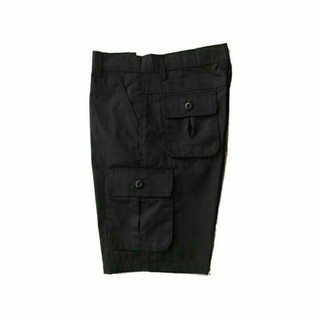  CELANA  CARGO PANTS PENDEK PRIA PDL GUNUNG  HIJAU  ARMY HITAM 