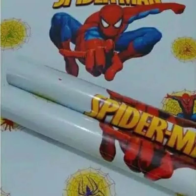 wallpaper sticker dinding karakter spiderman