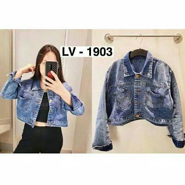 Narcieh-JACKET JEANS ACID-LP1903|ATASAN WANITA