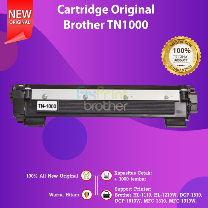 Cartridge Toner Xerox P115 P115W Brother TN-1000 TN1000 Compatible Printer P115w M115w HL-1110 P115