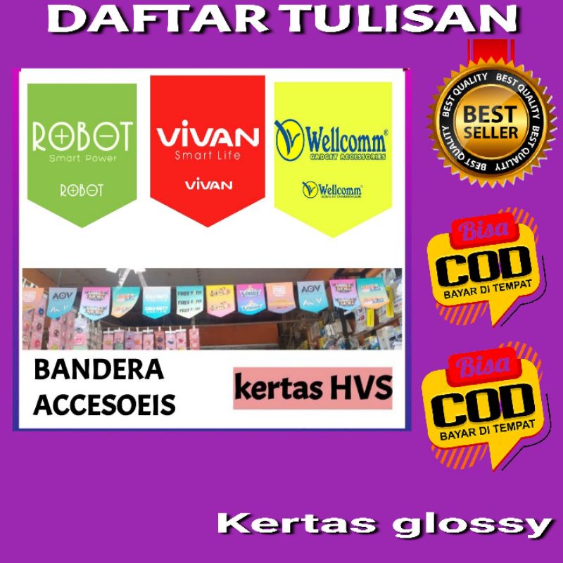 

BANDERA BRAND ACCESORIES KONTER DAN PHONCEL HK3