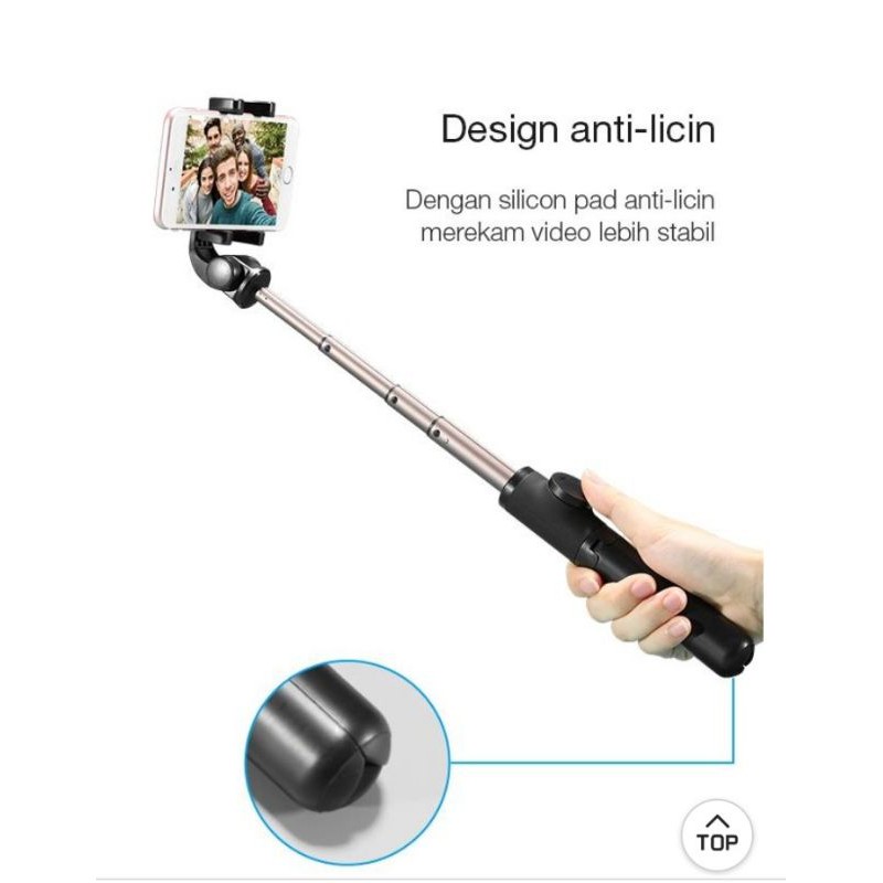 Vivan ST-B01 Tongsis Tripod Selfie Stick Bluetooth Wireless