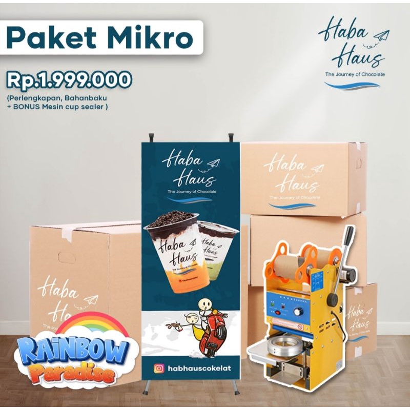 

PROMO RAINBOW PARADISE Paket Mikro