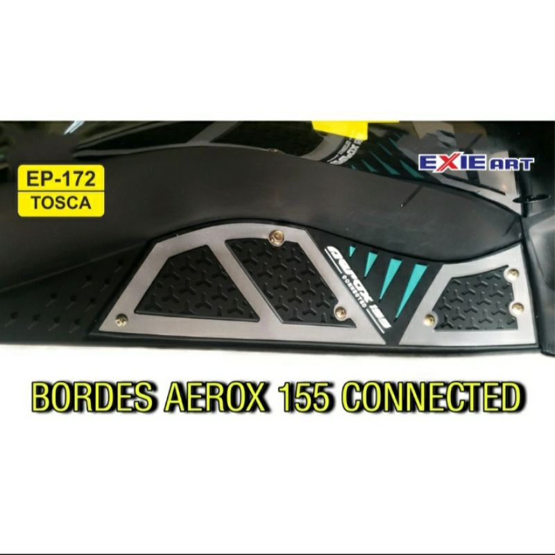 Bordes Aerox Connected 2021 Karpet pijakan kaki Aerox Connected 2021 Premium