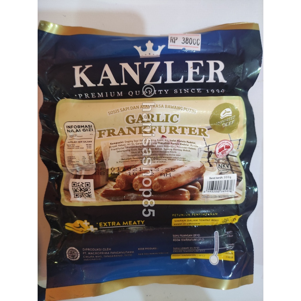 

Kanzler Frankfurter Sosis Sapi Ayam