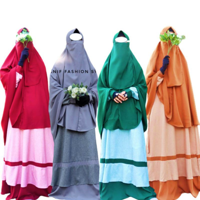 Set Gamis Syar'i NURMALA Katun Madinah