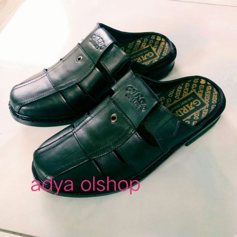 Sepatu sandal kulit asli selop kulit asli pria