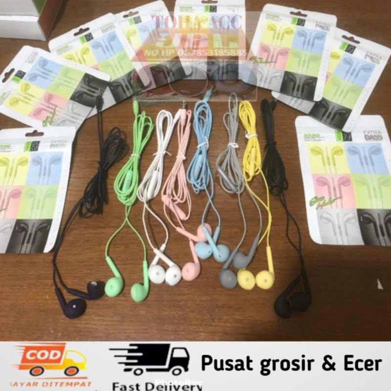 HEADSET BLUETOOTH MACARON U-19 X-TRA BASS