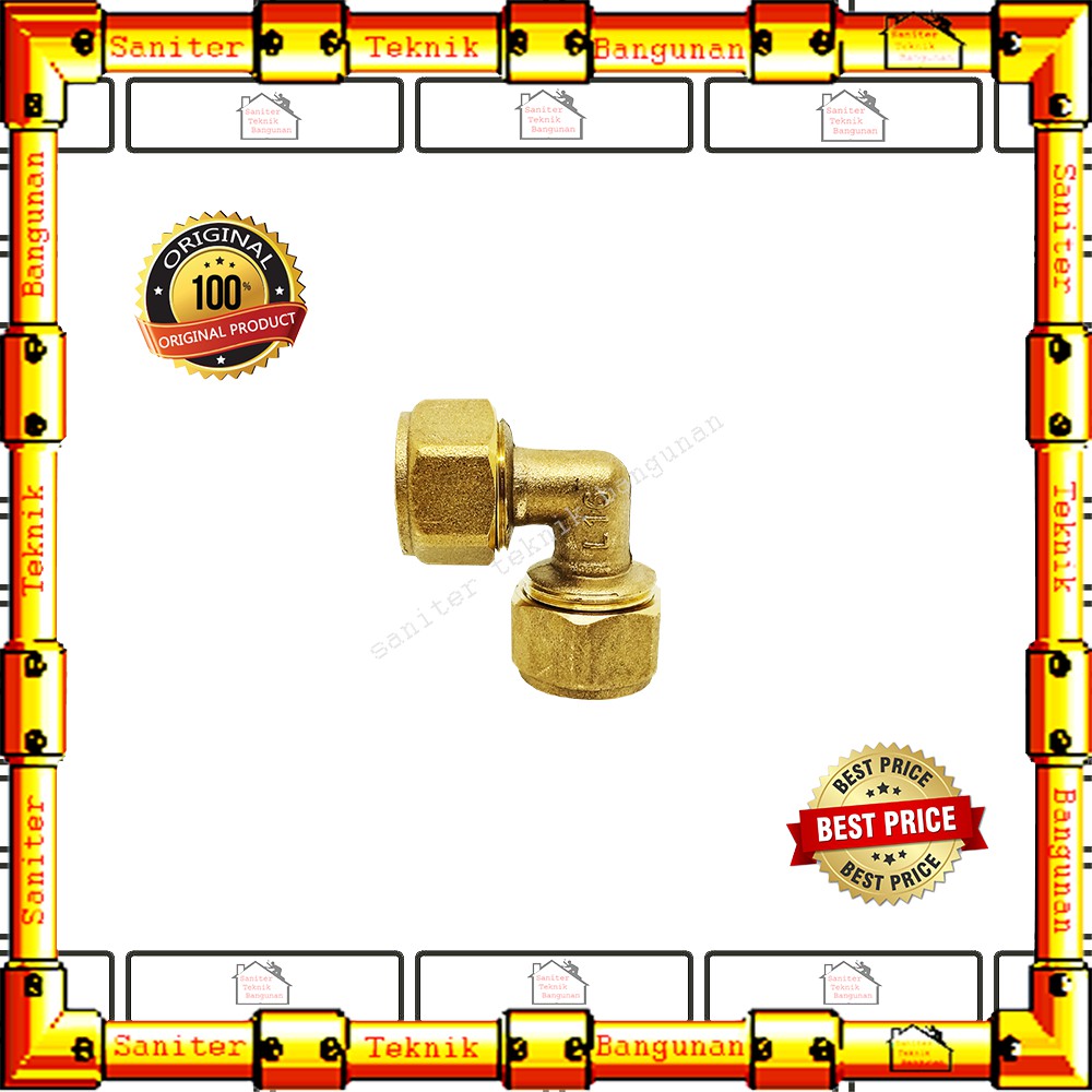Keni Sambungan Pipa Air Panas / Sok Sambung Knee 1/2&quot;