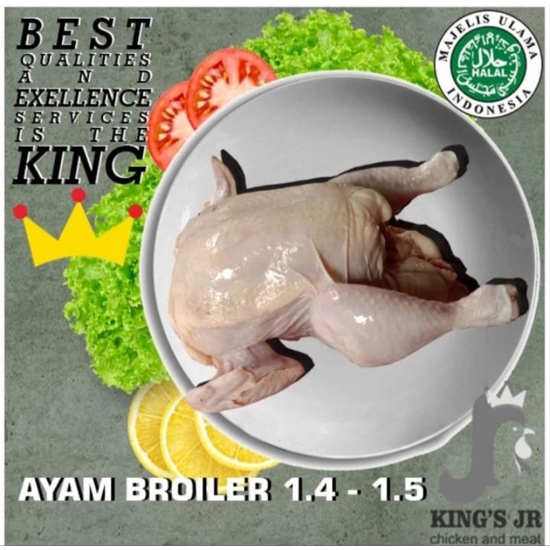 

AYAM KARKAS BROILER uk 1,4-1,5