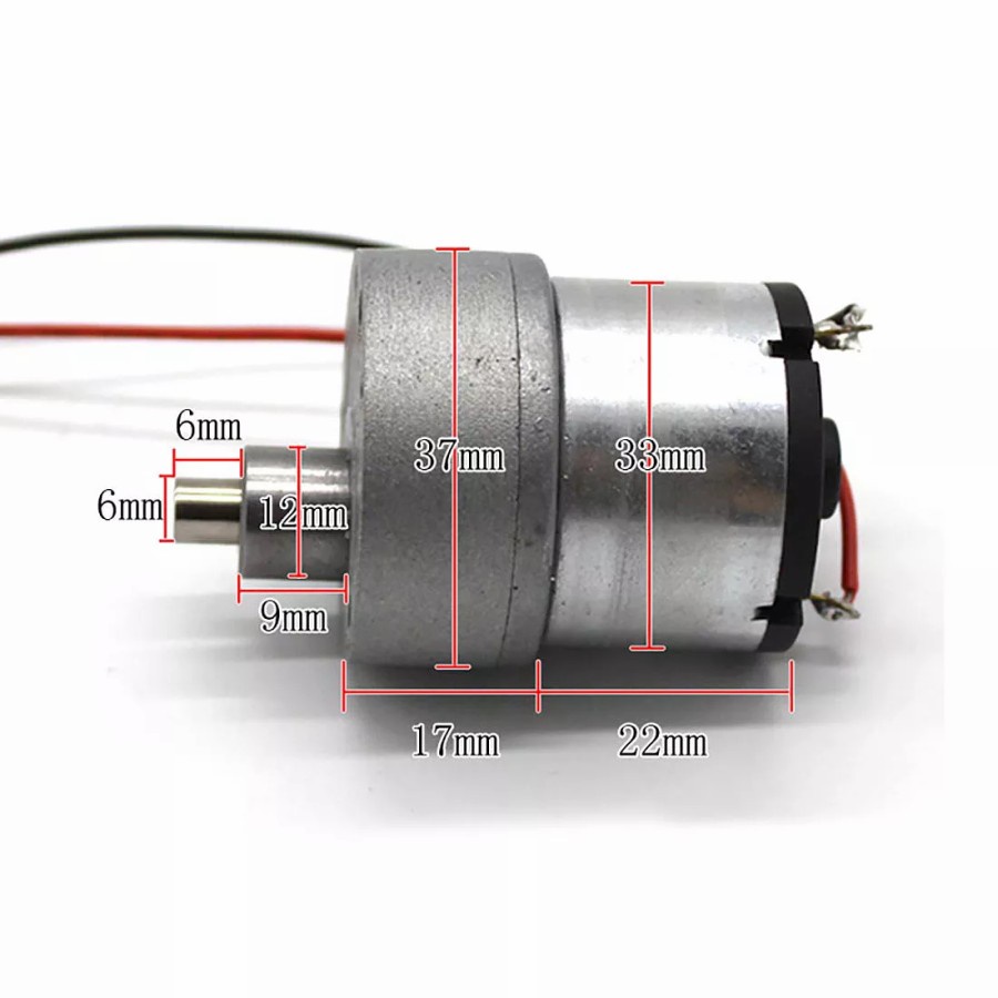 Dinamo Gear Motor D shaft 37 With Line 500 (500BX)