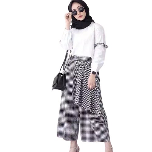 MONALISA - Baju Setelan Wanita Kekinian Jumbo Terbaru Import Dewasa Korea Murah  Kondangan Fashion Muslim Terbaru 2022 Model Jahitan Adem Stelan Cewek Busui Modis Bahan Tebal Modern Moderen Remaja Korean Style Hijab