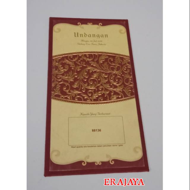 TERMURAH Kartu undangan 88136 ERBA 2.500/pcs minim 1pack /(100pcs)