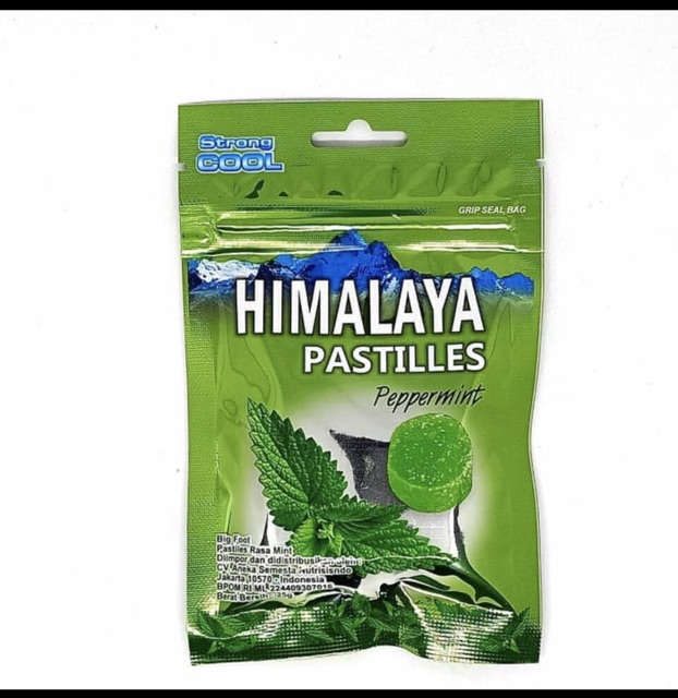 Permen Himalaya Pastilles KARTONAN 12 Box Enak Segar Dingin Mantab Mantul