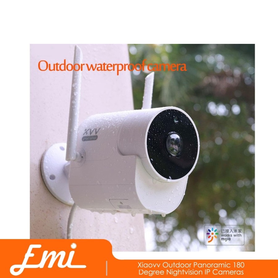 Xiaovv Outdoor Panoramic 180 Degree Nightvision IP Cameras CCTV