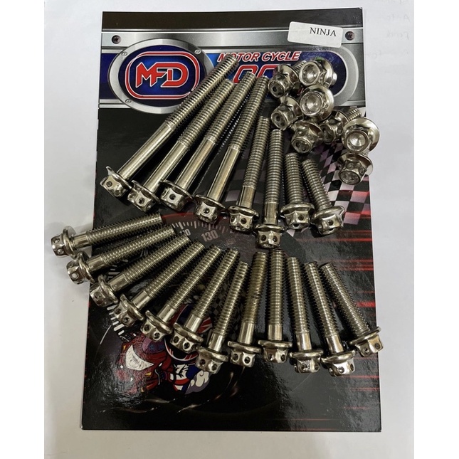 baut probolt crome krum crom mesin cvt mio beat rxking vario ninja tiger fizrbaut probolt blok mesin