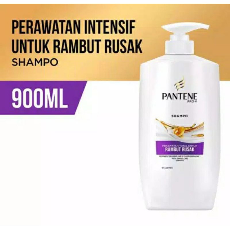 PANTENE Shampo 900 ml ANTI DANDRUFF / HAIR FALL CONTROL PERAWATAN RAMBUT RUSAK 900ml