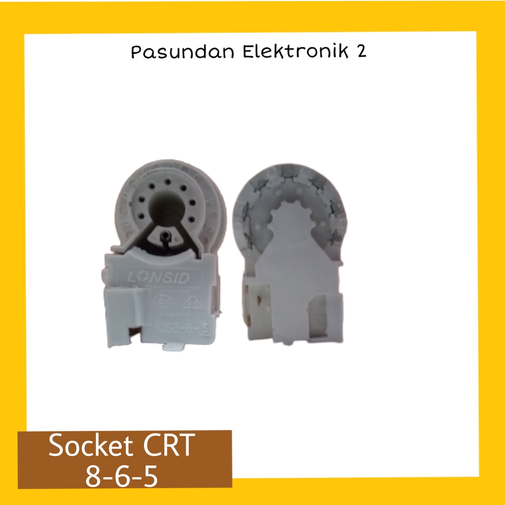 SOKET CRT 7pin Lurus 8-6-5