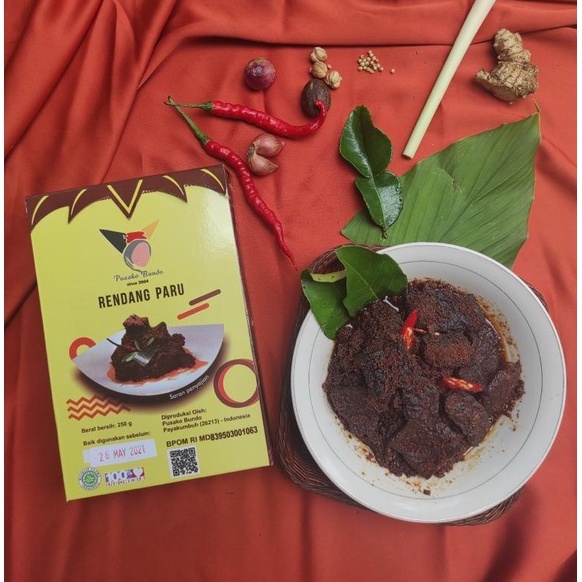 

Rendang Paru Pusako Bundo (250 gram)