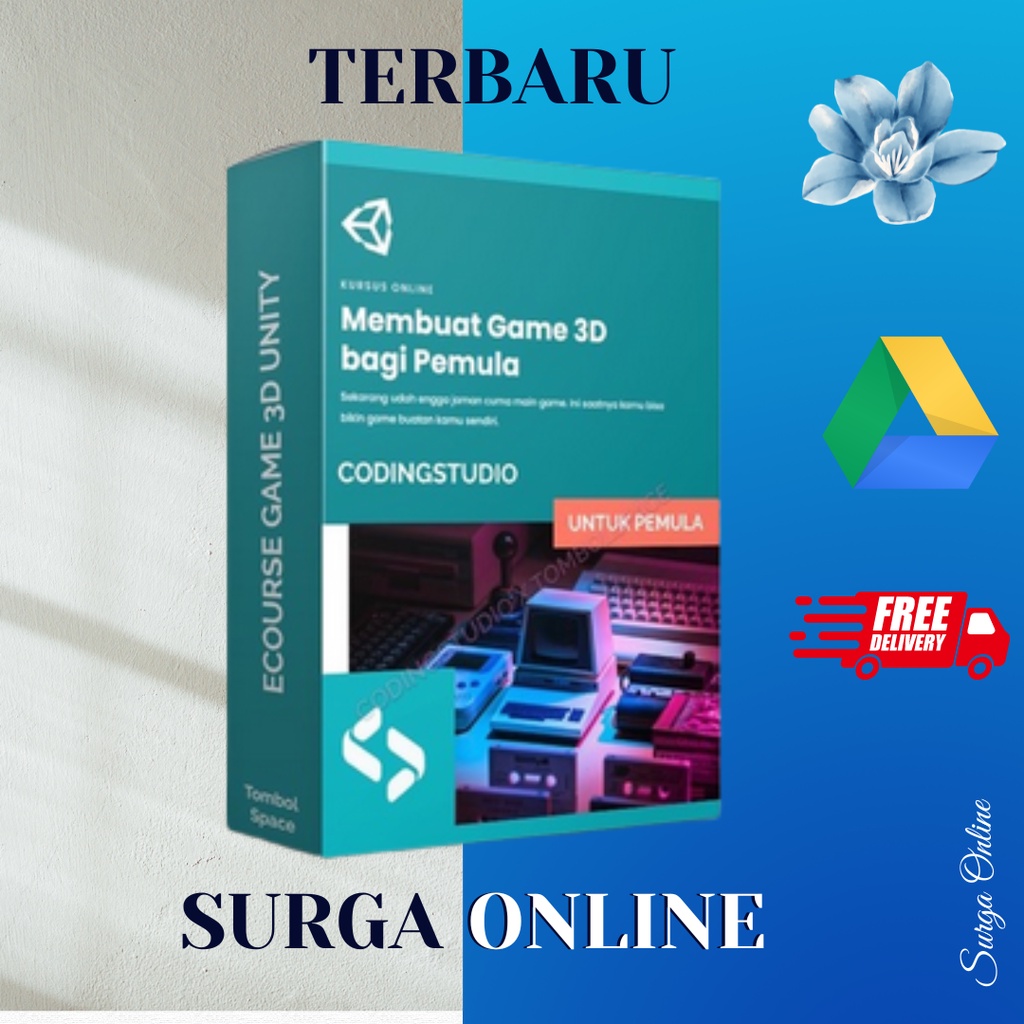 Paling LENGKAP Kursus Membuat Game 3D Dengan Unity Codingstudio Development ORIGINAL!!