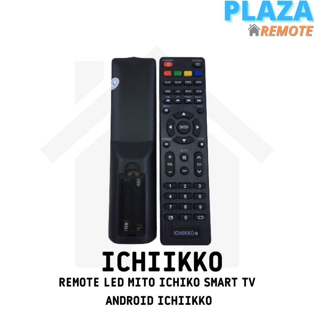 Remot / Remote LED MITO SMART TV ANDROID ICHIIKKO / ecer dan grosir