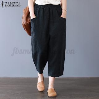  Celana  Panjang Casual Wanita  Model  Pinggang Karet Baggy  