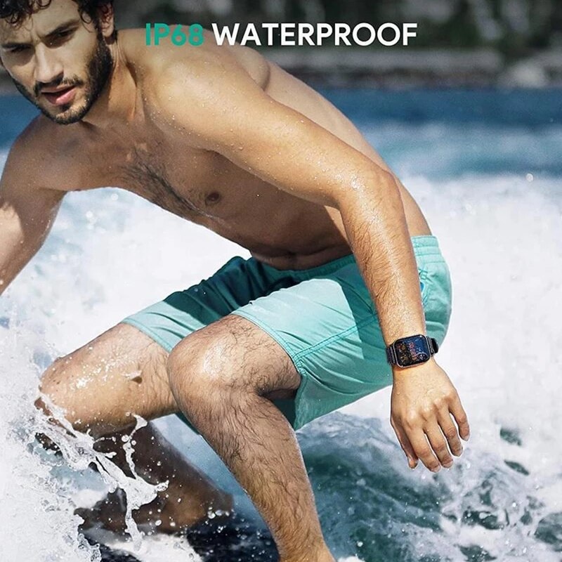 AUKEY LS02 - Smartwatch Fitness Tracker Waterproof Heart Rate Sensor - Jam Tangan Pintar Tahan Air dengan Sensor Detak Jantung