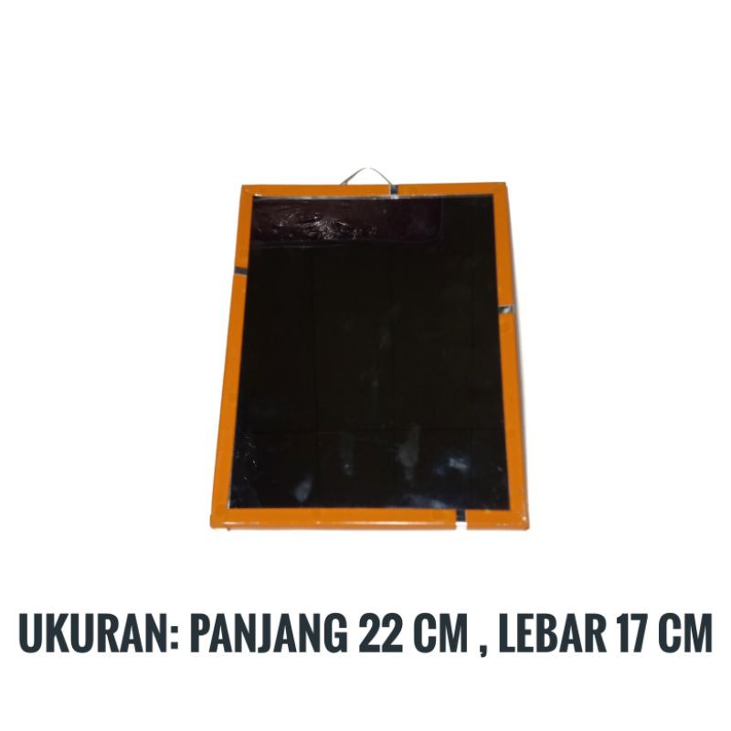 CERMIN DINDING || CERMIN KECIL || KACA CERMIN BESAR GANTUNG TEMBOK-22x17 sedang