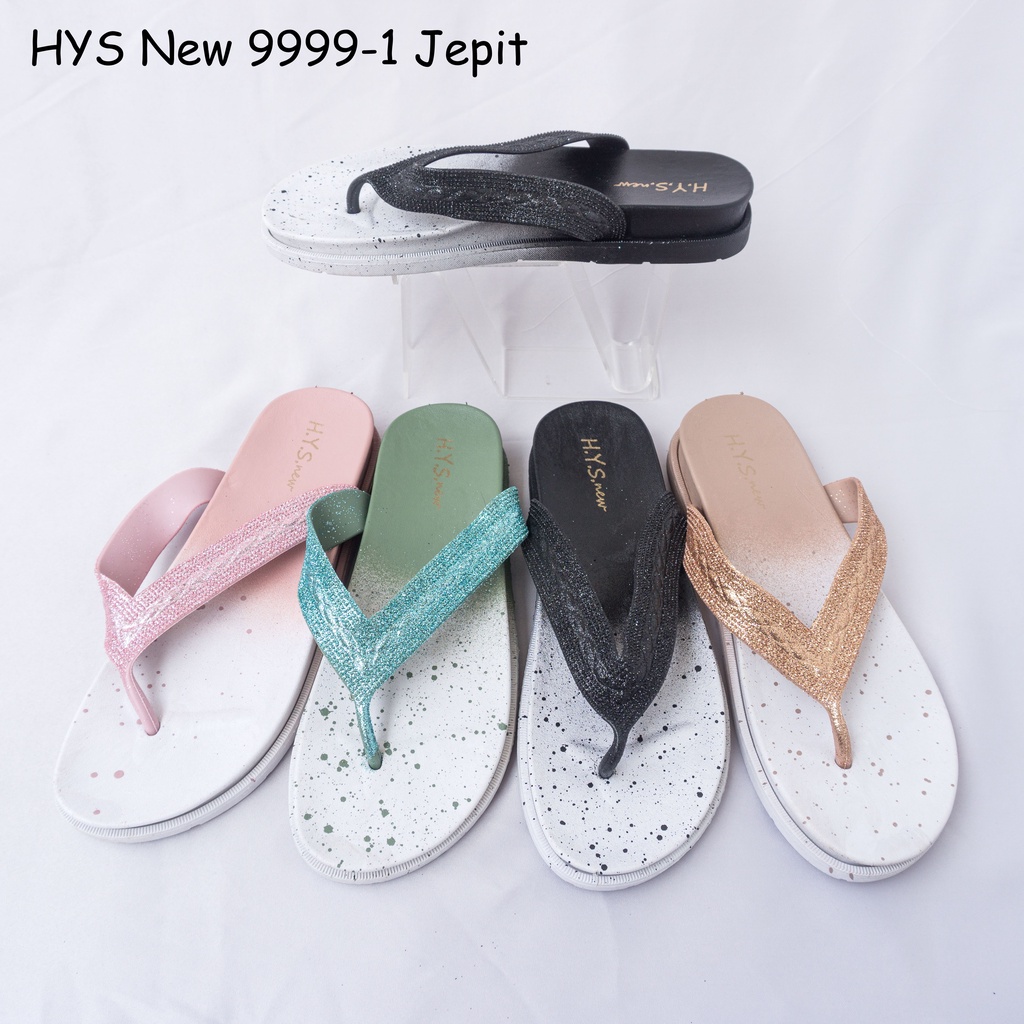 Sandal Jepit Gradiasi Aestetic Wanita H.Y.S New 9999-1
