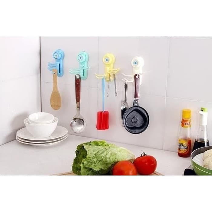 VOM-Gantungan Dapur Powerful Suction Cup Hook / Gantungan Barang 0554