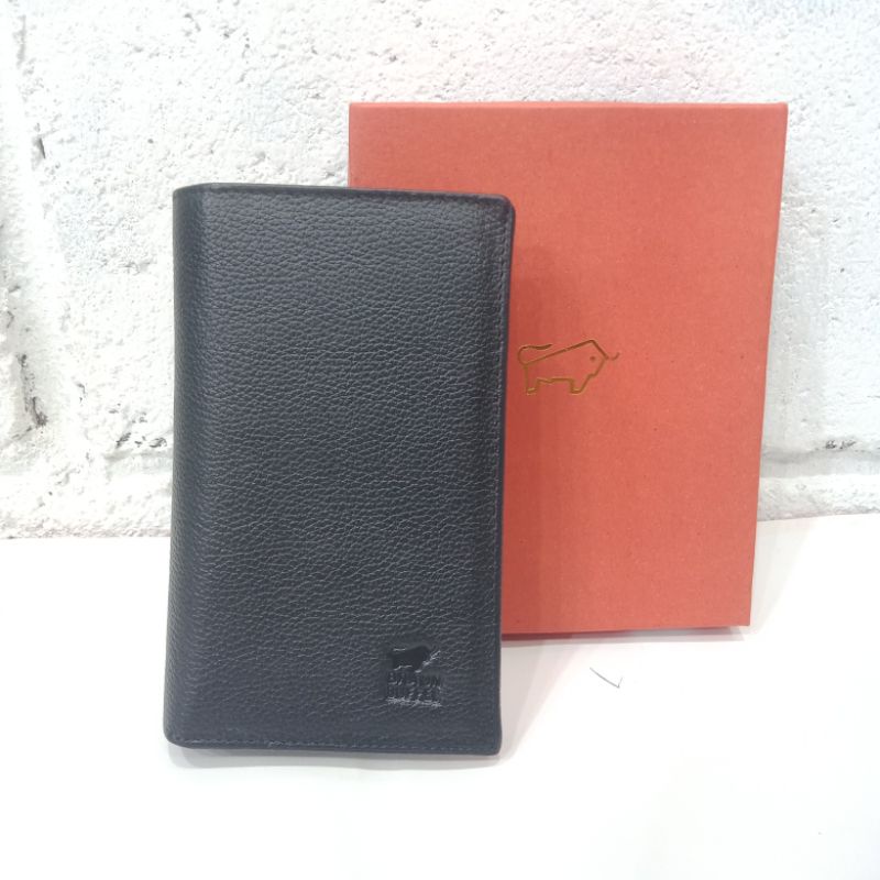 dompet kulit braun buffel ukuran tanggung - dompet kulit pria -  fashion pria - bisa COD