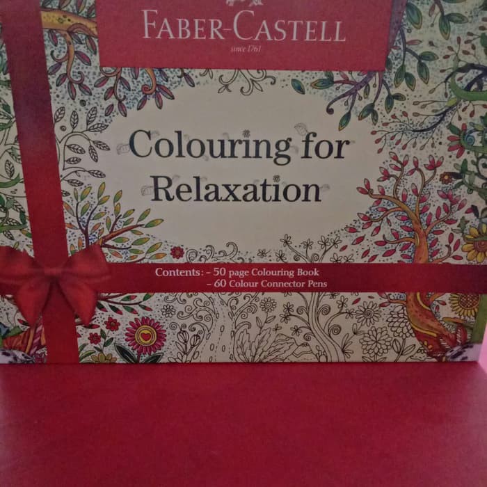 

colouring for relaxation gift box faber castell