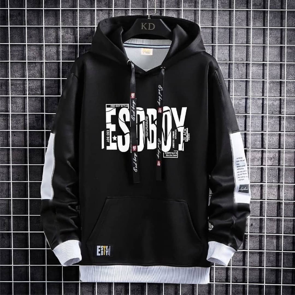 ESOBOY Hodie Cowo 2021/ Sweater Wanita / Sweater Pria Korean Style / Sweater Wanita Korea / Sweater Hoodie Wanita Korea / Sweater Import Wanita / Sweater Wanita Terbaru 2021 / Sweater Wanita Termurah / Jaket Wanita Korea Murah