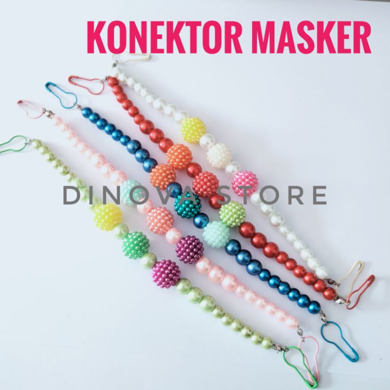 KONEKTOR masker MUTBERI MIX 3WARNA/pengait masker