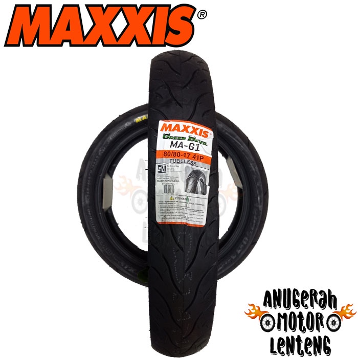 Ban Tubeless Maxxis Green Devil MA G1 80/80-17 80 80 17